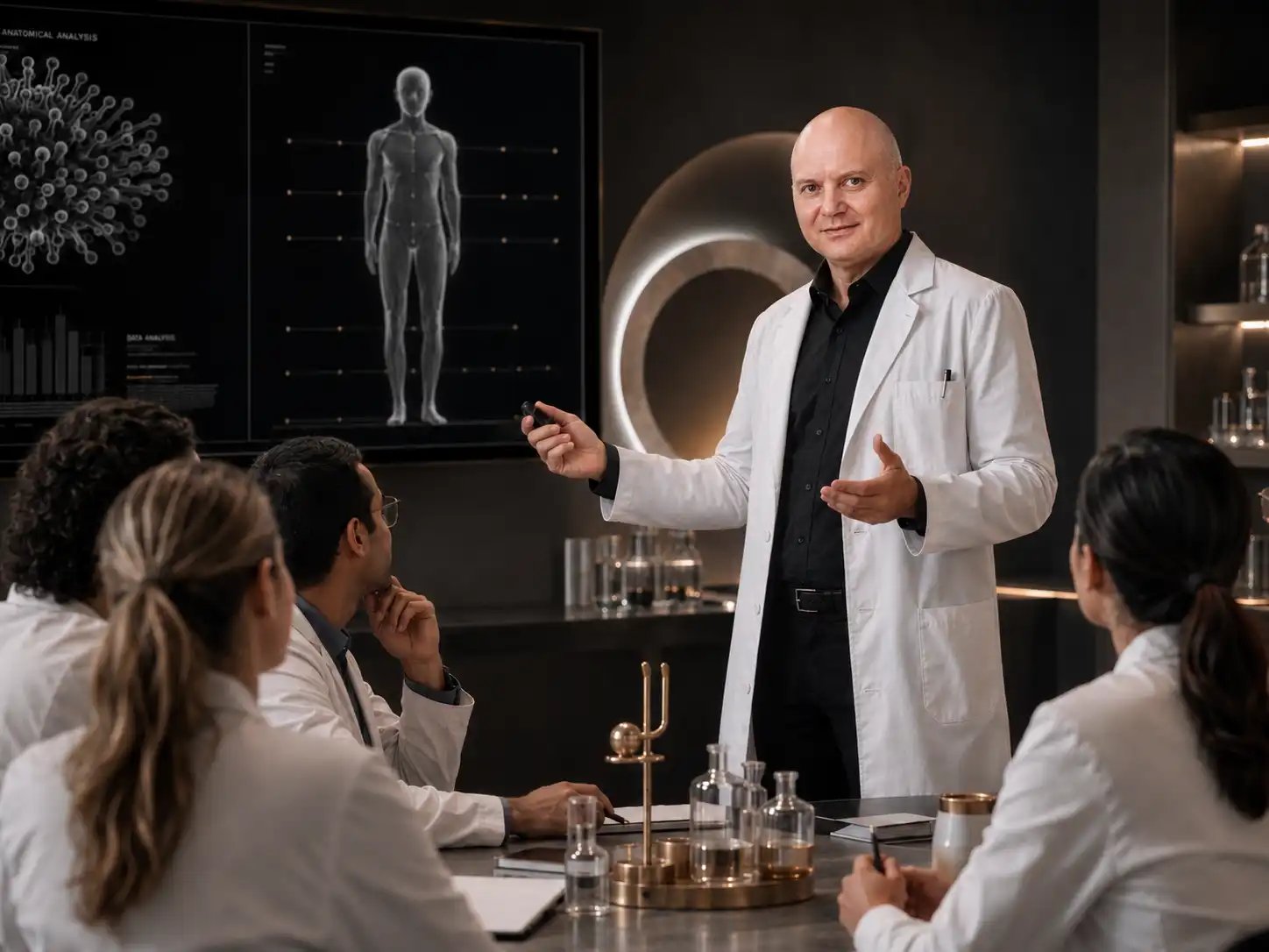 Healthcare professionals during hands-on academy training
